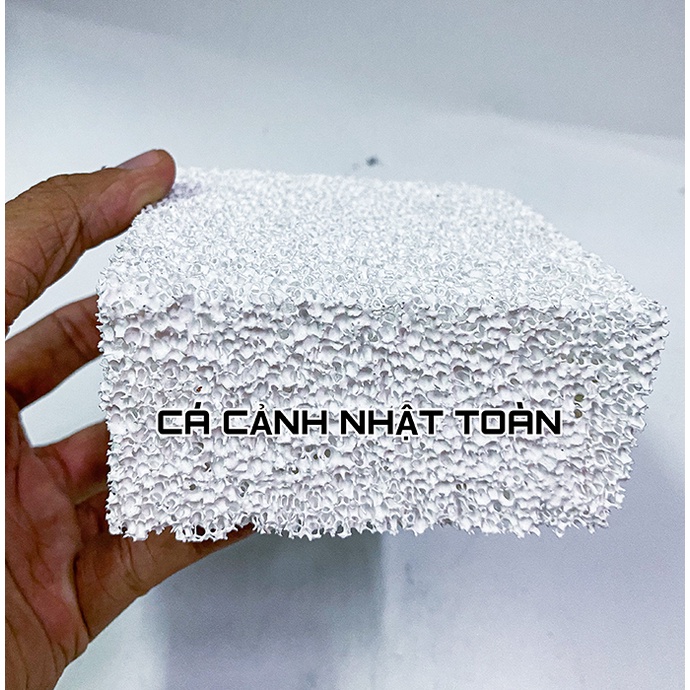 SỨ LỌC TÀU HỦ BACTERIA HOUSE SQUARE VẬT LIỆU LỌC BỂ CÁ CẢNH 10X10X5CM