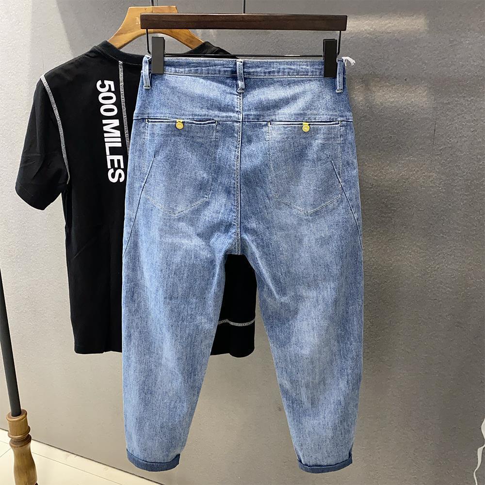 Quần Jeans Lửng 9 Tấc Thời Trang Mùa Hè Dành Cho Nam