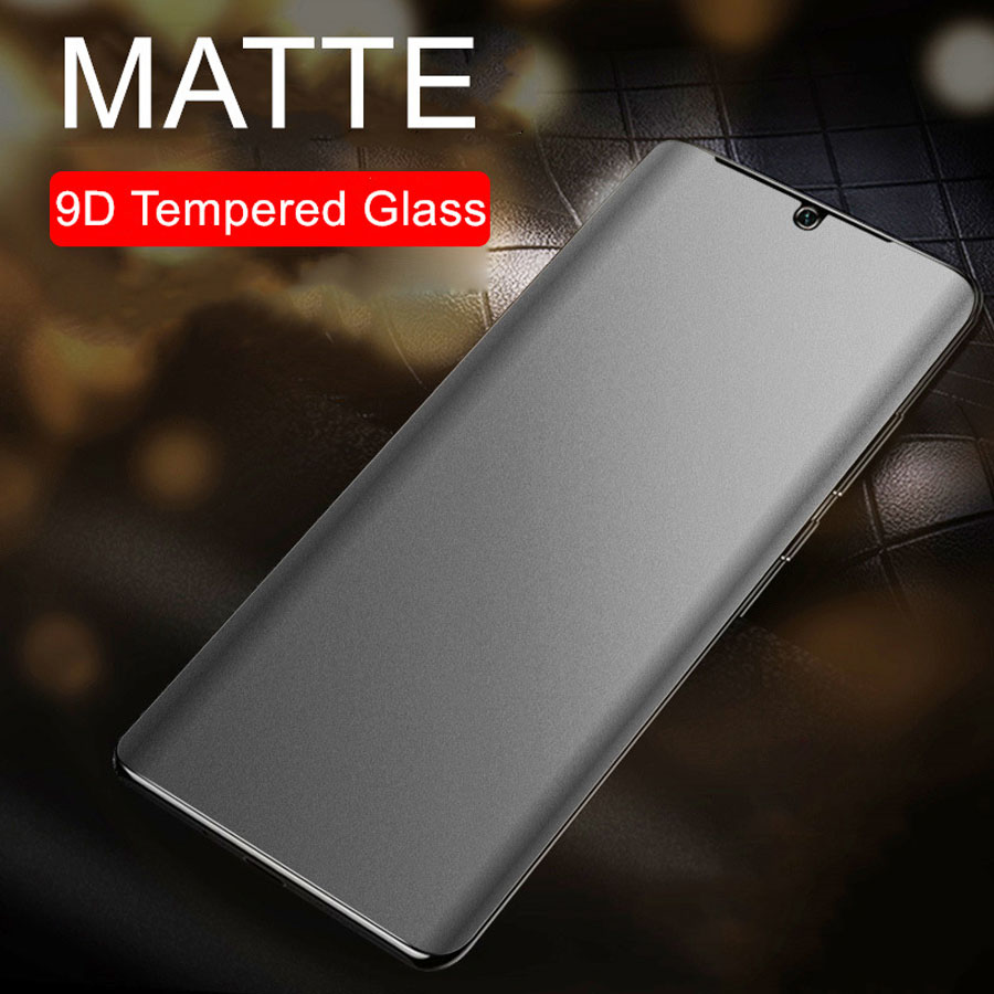 Kính Cường Lực Mặt Nhám Bảo Vệ Toàn Diện Màn Hình Cho Huawei P30 P40 Mate 20 Pro