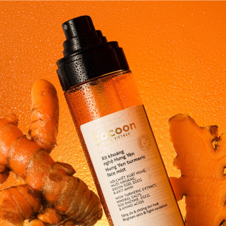 Xịt Khoáng Nghệ Hưng Yên Cocoon 130Ml