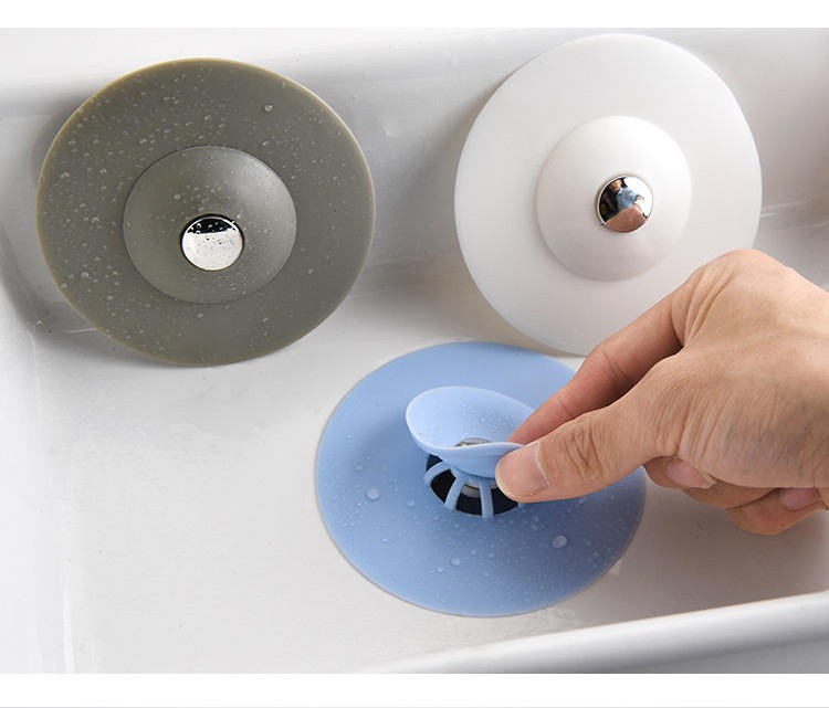Nắp Đậy Lỗ Thoát Nước ANAEAT Ngăn Tóc Hình Tròn Tiện Lợi Cho Nhà Bếp / Phòng Tắm