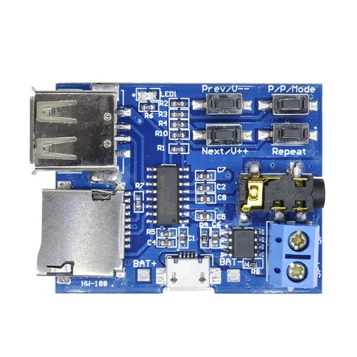 Mô Đun Khuếch Đại Âm Thanh AIDEEPEN TF MP3 Thẻ U Disk Format