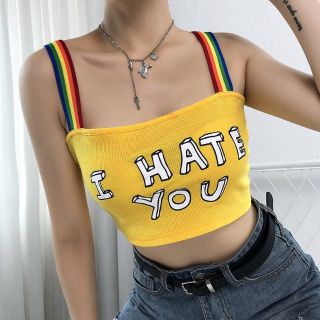 Áo croptop dây 7 màu