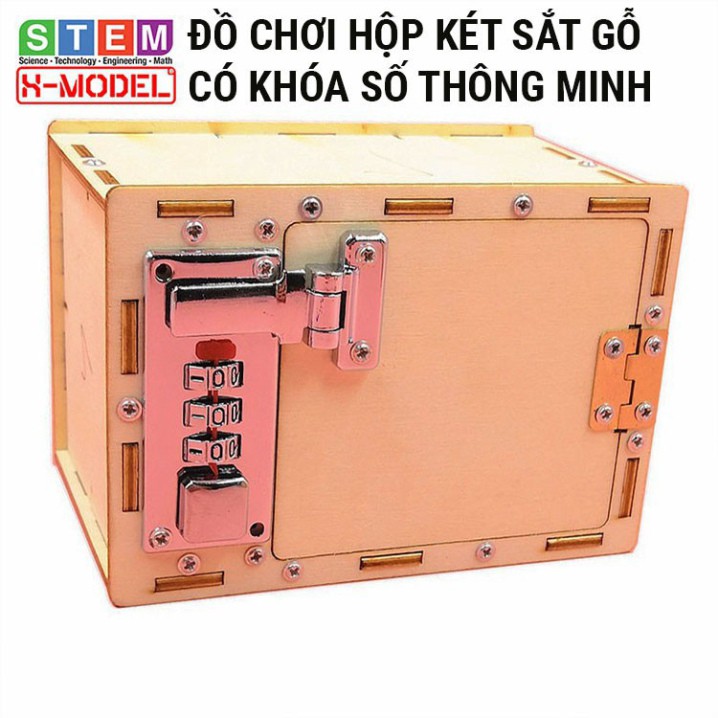 H67 Đồ chơi két sắt mini cho bé X-MODEL ST82, Đồ chơi sáng tạo DIY 4 V071