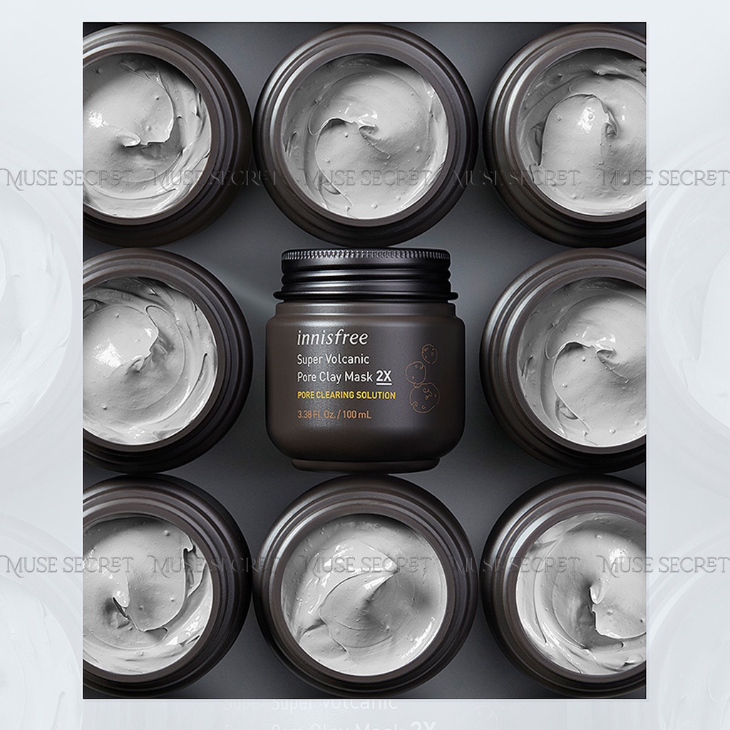 [Quà Tặng Khẩu Trang] Mặt Nạ Đất Sét Innisfree - Mặt Nạ Se Khít Lỗ Chân Lông Innisfree Super Volcanic Pore Clay Mask 2X | BigBuy360 - bigbuy360.vn