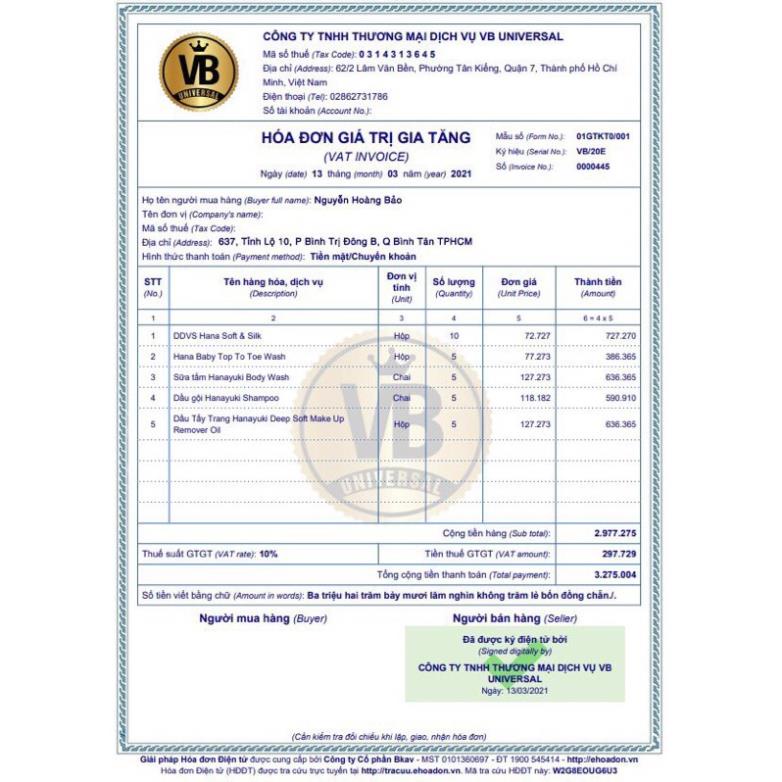 Sữa rửa mặt hanayuki DATE 2024