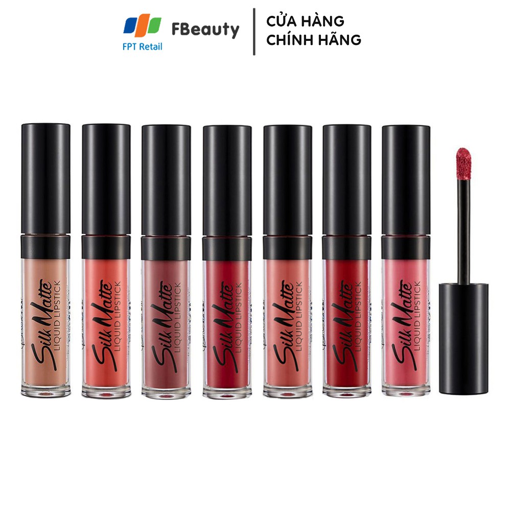 Son Kem Lì Flormar Lips Silk Matte Liquid Lipstick 4.5ml