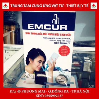 Bình thông rửa mũi Emcur (Đức)