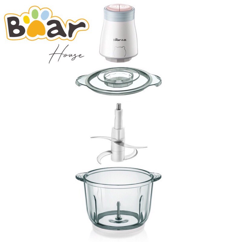 MÁY XAY BEAR 2L CHÍNH HÃNG THÂN THUỶ TINH