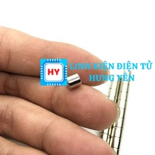 Combo 5 Nam Châm Đất Hiếm Tròn Nhiều Kích Thước