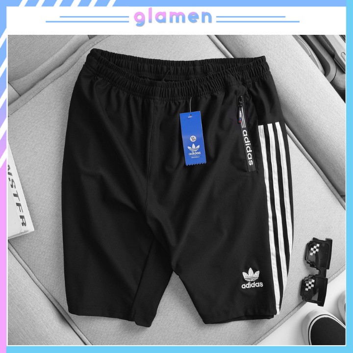 Quần Short Thể Thao Nam Cao Cấp, Quần Đùi Thể Thao Nam Xuất Xịn Hàng Vnxk Chạy Bộ Tập Gym Chất Thun Poly Dày Dặn