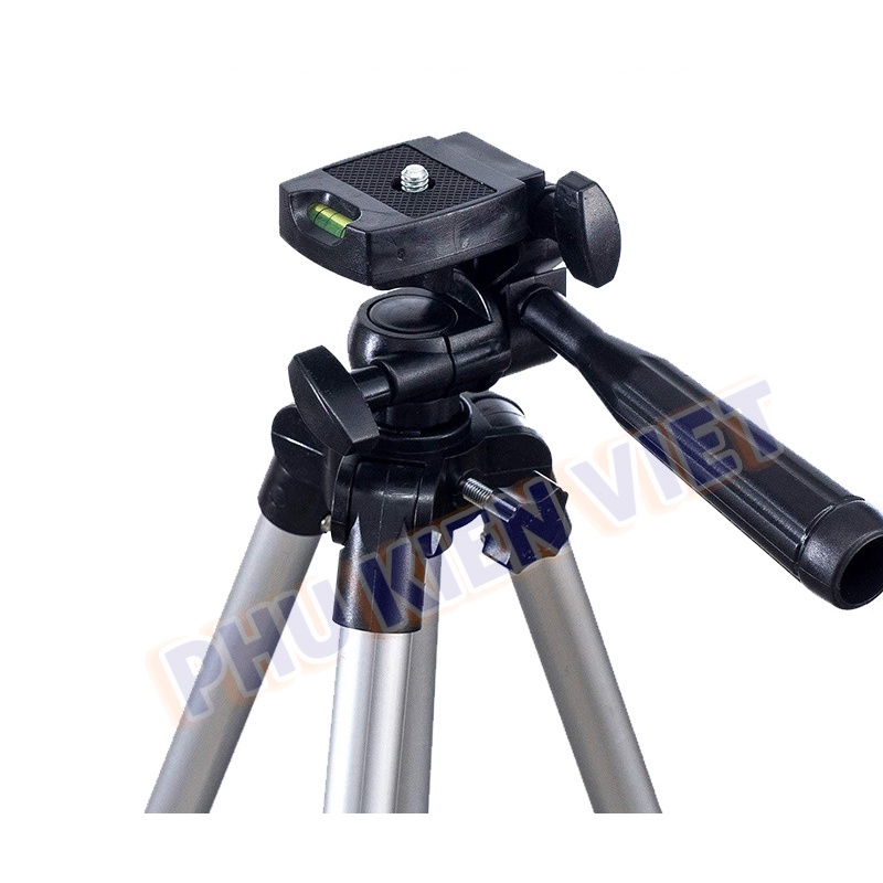 Giá đỡ điện thoại để bàn tripod 3110 3 chân , có tay cầm , tặng kèm đầu kẹp - Orio