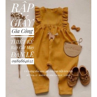 240 Rập giấy_ romper cho bé
