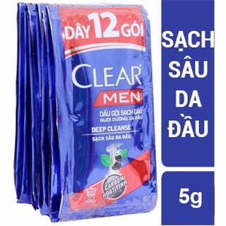 DÂY DẦU GỘI CLEAR 6G*12 GÓI+2