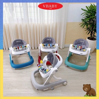 Xe tập đi cho bé có nhạc kèm bàn ăn baby 6 7 tháng cao cấp Vbaby V606 giá rẻ đẹp xe tập đi trẻ em con gà