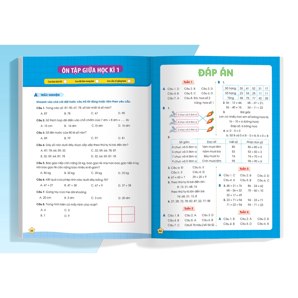 Sách Combo Phiếu Bài Tập Cuối Tuần Toán Và Tiếng Việt Lớp 2