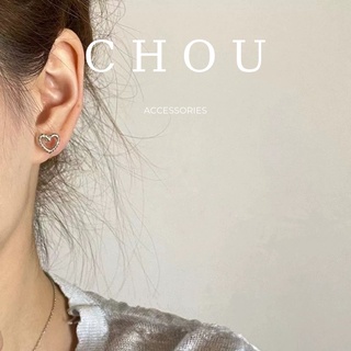 Bông Tai Trái Tim Mini | CHOU ACCESSORIES |