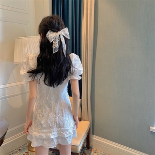 Đầm Trắng Hoa Chiez Dress