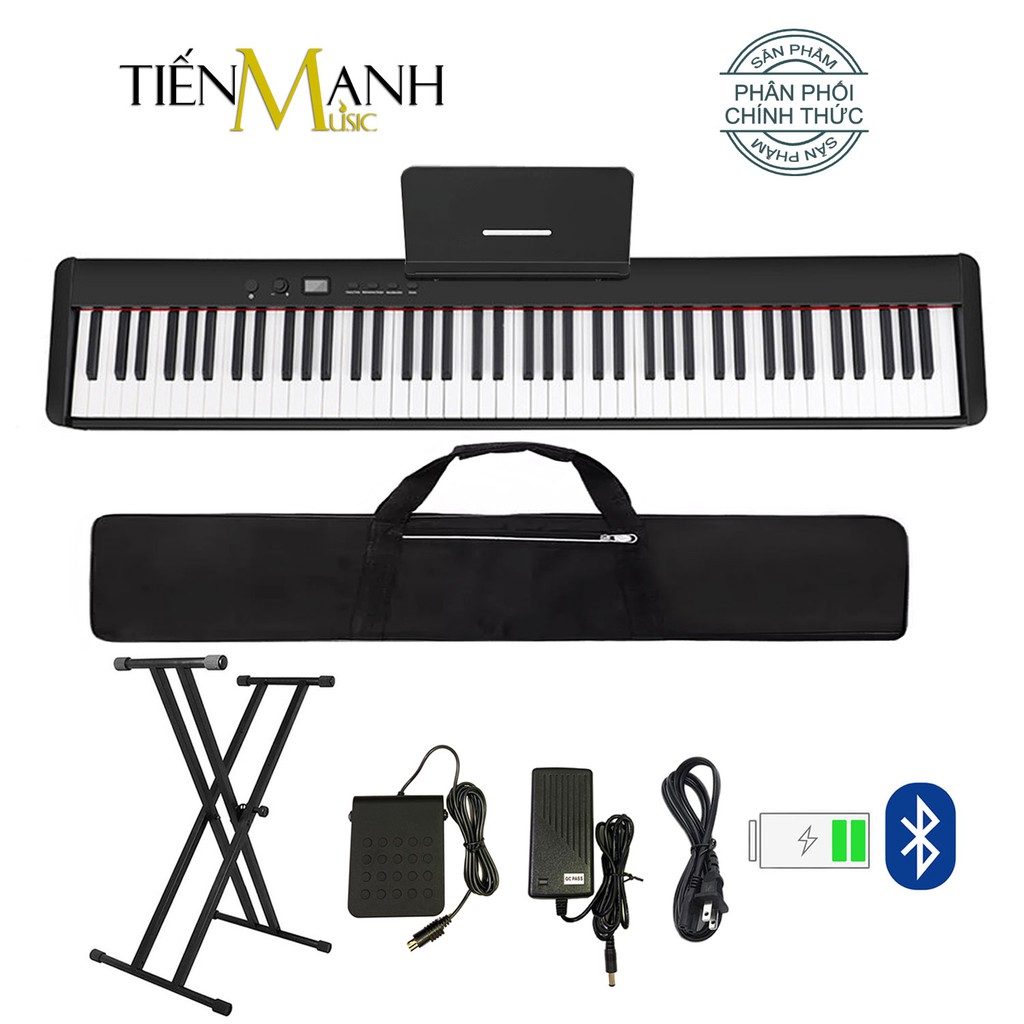 Đàn Piano Điện Bora BX5 - Đàn, Chân, Bao, Nguồn - 88 Phím nặng Cảm ứng lực Midi Keyboard Controllers BX-5 - Chính Hãng