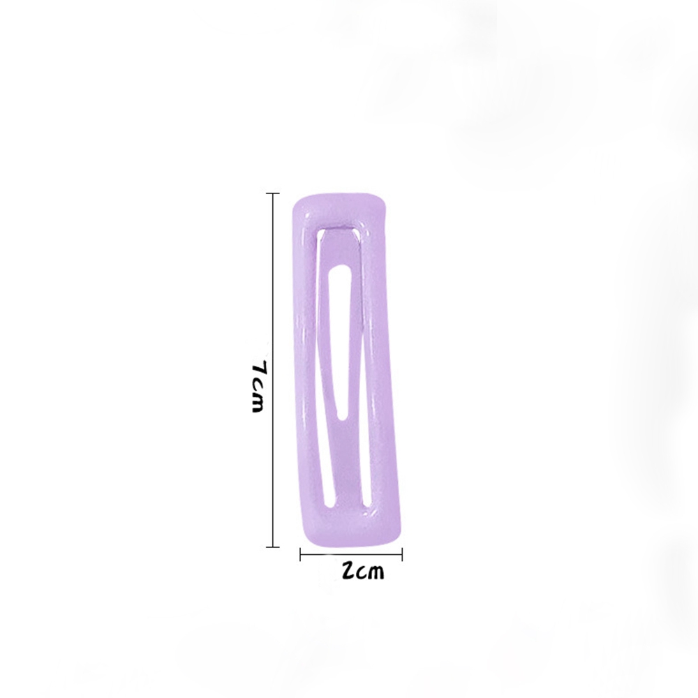 Kẹp tóc kim loại hình vuông hoạt hình