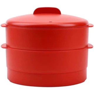 Xửng hấp 2 tầng Tupperware♥️xửng hấp Tupper♥️xửng hấp kèm đế tre Tup♥️xửng tup