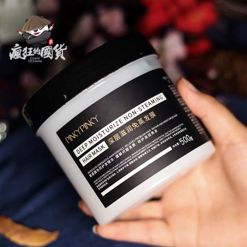 Kem ủ tóc Pinky Pinky dưỡng tóc mềm mượt, giảm xơ rối và chống dụng tóc hũ 500gr