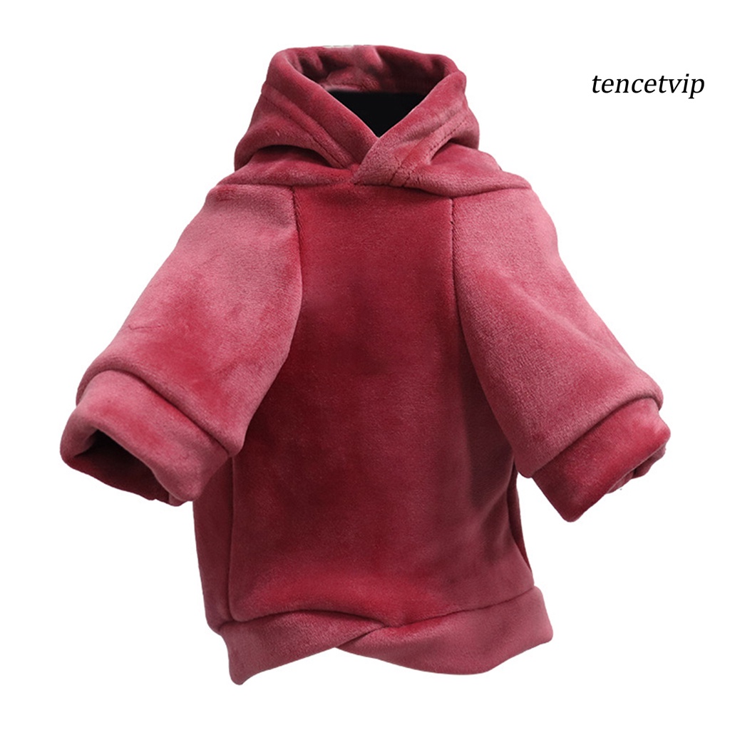 Áo Hoodie Màu Sắc Trơn Thời Trang Mùa Đông Cho Thú Cưng