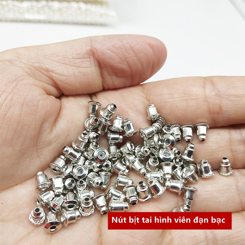 Phụ Kiện Làm Bông Tai Thủ Công B39 Chất Liệu Silicon