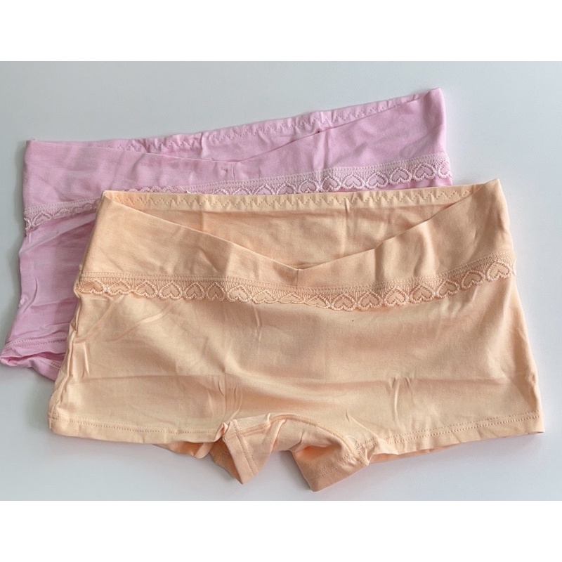 Quần mặc váy bầu cạp chéo Chất Cotton Mát Mẻ