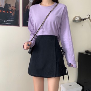 Chân váy ngắn thiết kế có nơ buộc phong cách Hàn Quốc -843