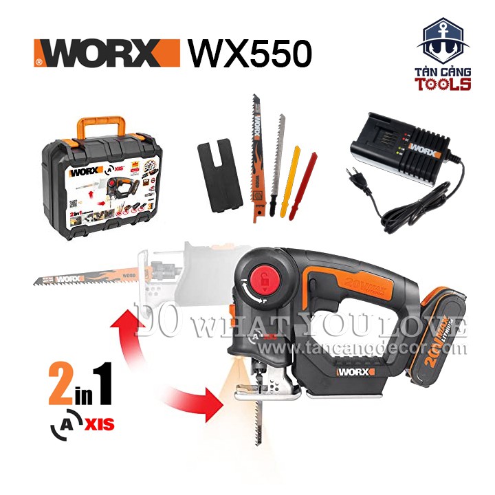 MÁY CƯA WORX WX550