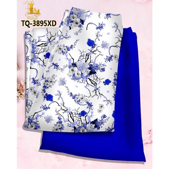 Vải áo dài hoa nhí