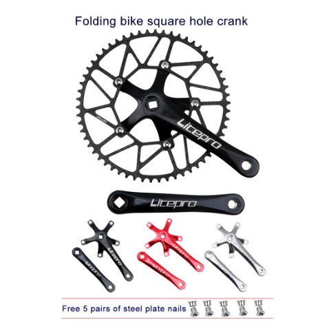 Bánh Răng Đĩa Răng Hình Vuông Dạng Gập BMX 48/50/52/54/56/58 Dành Cho Xe Đạp