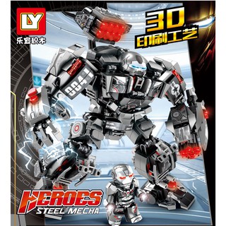 Đồ chơi xếp hình Lego Siêu Robot Hulk Buster (Iron man, người sắt) Mã số Mẫu lắp ráp lego cho bé trai