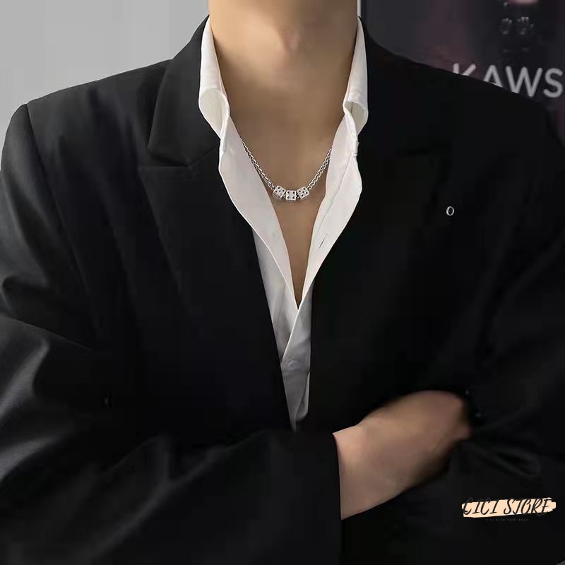 Vòng Cổ Xúc Xắc Hiphop Unisex Đường Phố Dành Cho Cả Nam Và Nữ