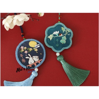 2024 Bộ Dụng Cụ Thêu Tay Kit Túi Thơm Thủ Công Họa Tiết Xinh Xắn Đáng Yêu Thỏ Ngọc Quà Tặng Thêu Handmade DIY - MIE Shop