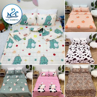 Combo chăn ga gối Cotton Poly M2T bedding chăn ga Hàn Quốc đủ mọi màu sắc drap ga giường