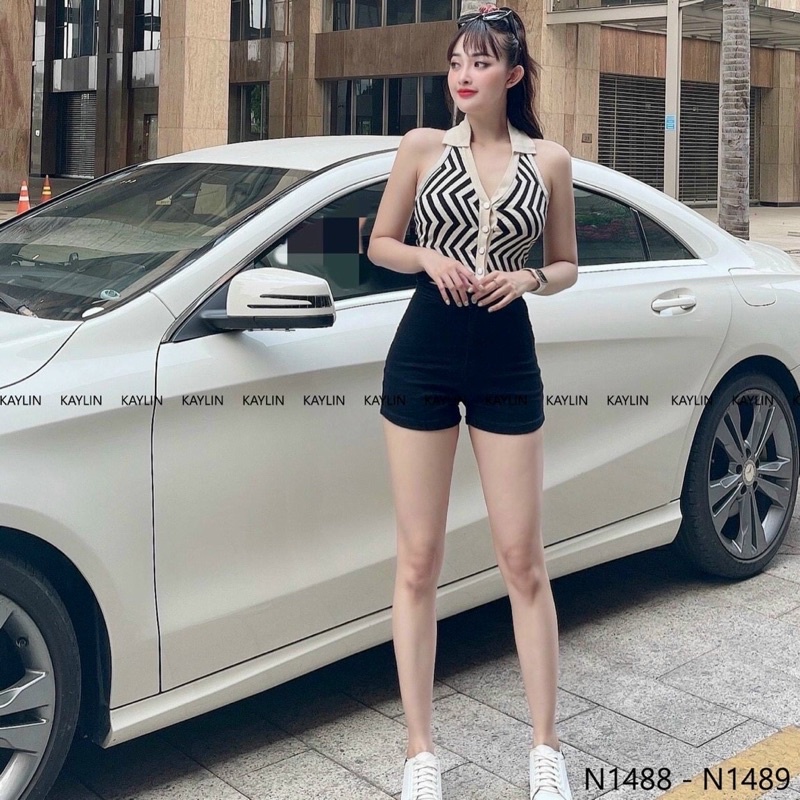 Quần Short Nữ Lưng Cao Siêu Co Giãn Tôn Dáng Không Đĩa Không Túi Trước Ms128