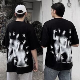 YOSICLUB ÁO THUN đen SHADOW TEE