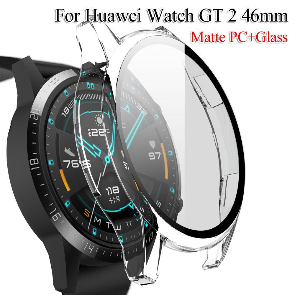 Ốp Bảo Vệ Màn Hình Chống Trầy Siêu Mỏng Bằng PC Nhám Cho Đồng Hồ Huawei Watch GT 2 46MM
