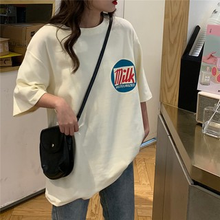 Áo thun Ulzzang cộc tay MILK ( ORDER)