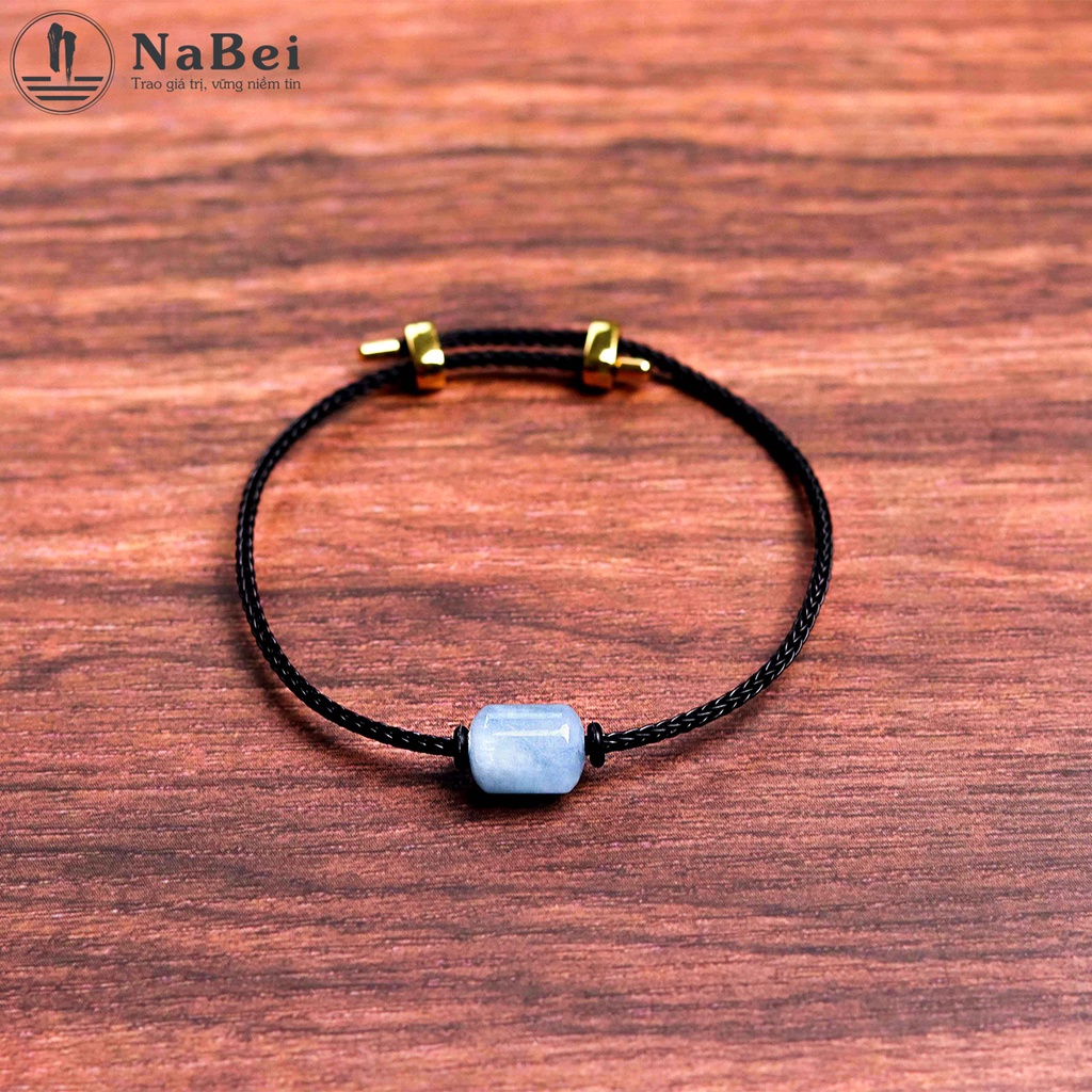 Vòng Tay Lu Thống Aquamarine Tự Nhiên Phù Hợp Cho Nam Nữ Mệnh Thủy, Mộc NB195 - Phong Thuỷ NaBei Store