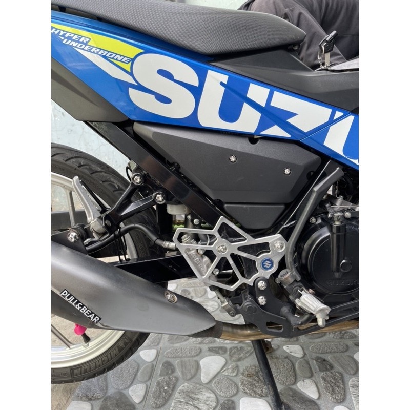 Nẹp sườn Nhôm CNC Gắn RAIDER,SATRIA