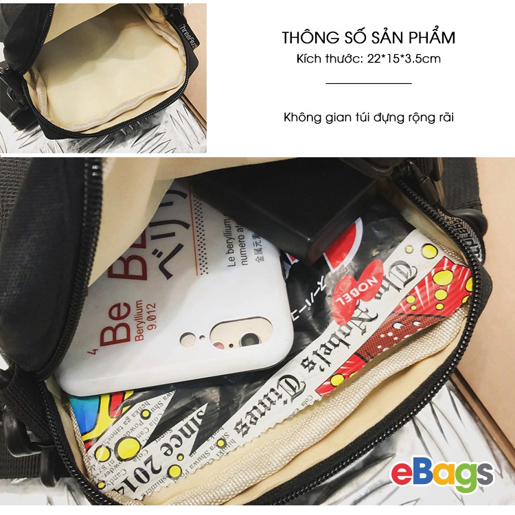 [ SALE ] Túi Đeo Chéo Nam Nữ Giá Rẻ Hợp Thời Trang TEB369