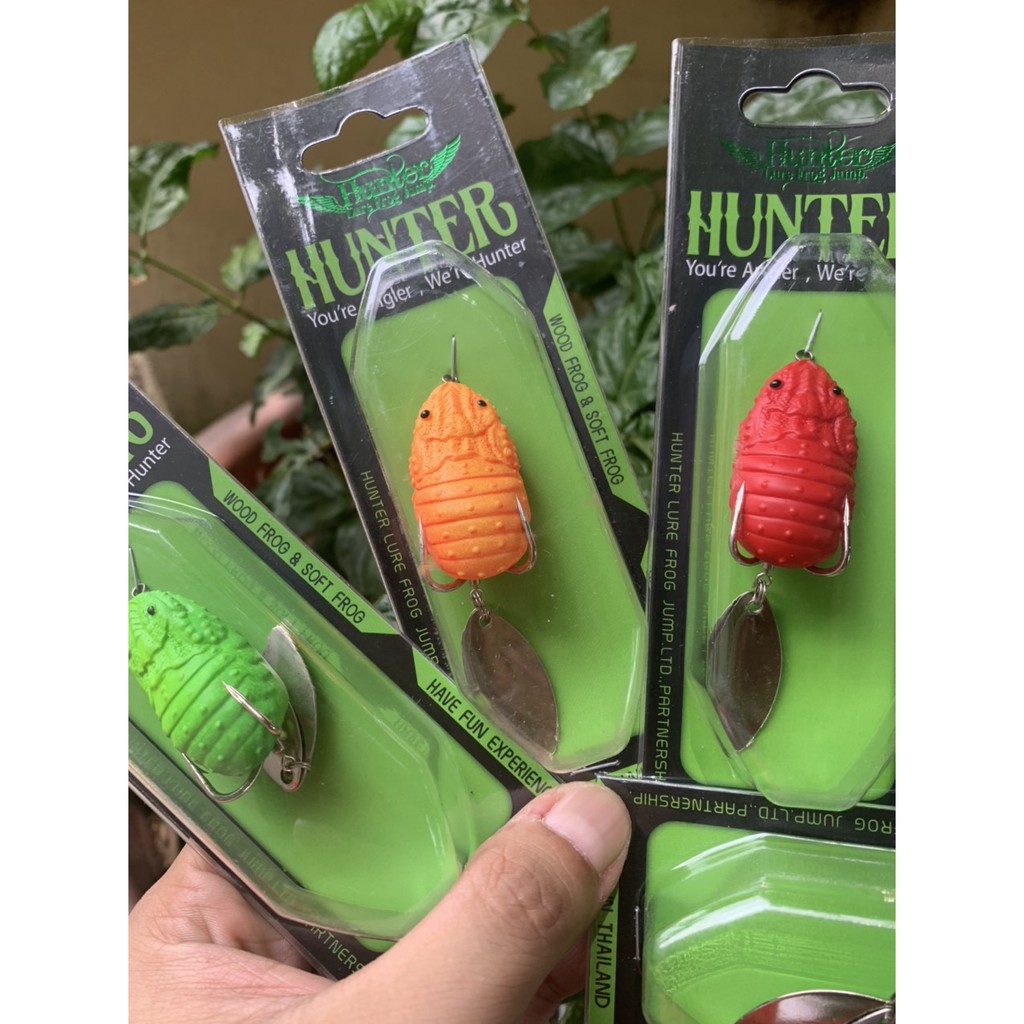 Mồi câu cá cao cấp V4 HunTer của Thái Lan , đủ màu , chuyên dành cho anh em câu lure , dài 3.8cm , nặng 7gr