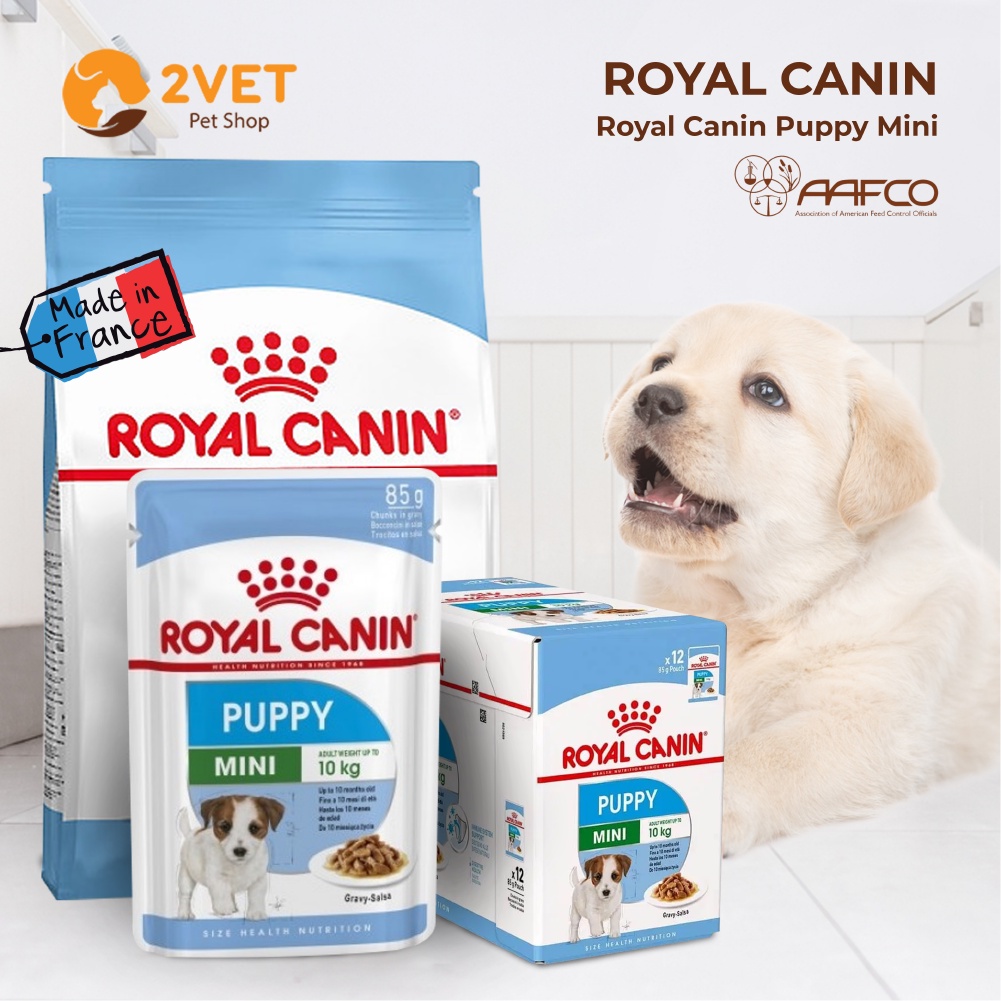 Đồ Ăn Khô Cho Chó Nhỏ Royal Canin Mini Puppy - Gói 2Kg - Thức Ăn Khô Dạng Hạt - Nhập Khẩu Từ Pháp