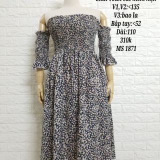 ĐẦM MAXI HOA BIG SIZE