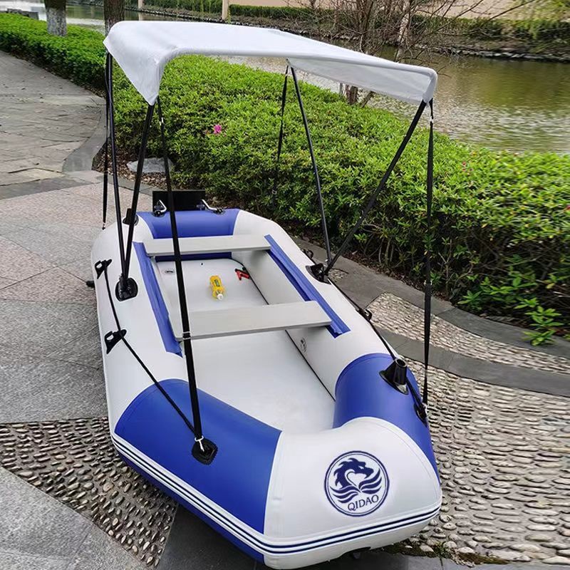 Mái hiên bè cao su thuyền câu cá bơm hơi thuyền kayak mái hiên che nắng/Thuyền bơm hơi mái hiên thuy