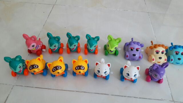 Đồ chơi con lên dây cót chọn hình cho bé - Thú chạy cót đáng yêu