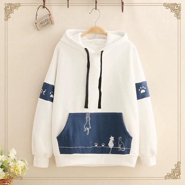 ÁO KHOÁC HOODIE CHUI ĐẦU NAM NỮ TEEN TÚI TRƯỚC TAY DÀI CÓ NÓN SIÊU ĐẸP